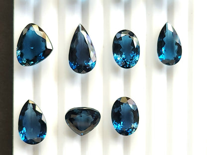 AAA London Blue Topaz Gemstone Loose Pieces