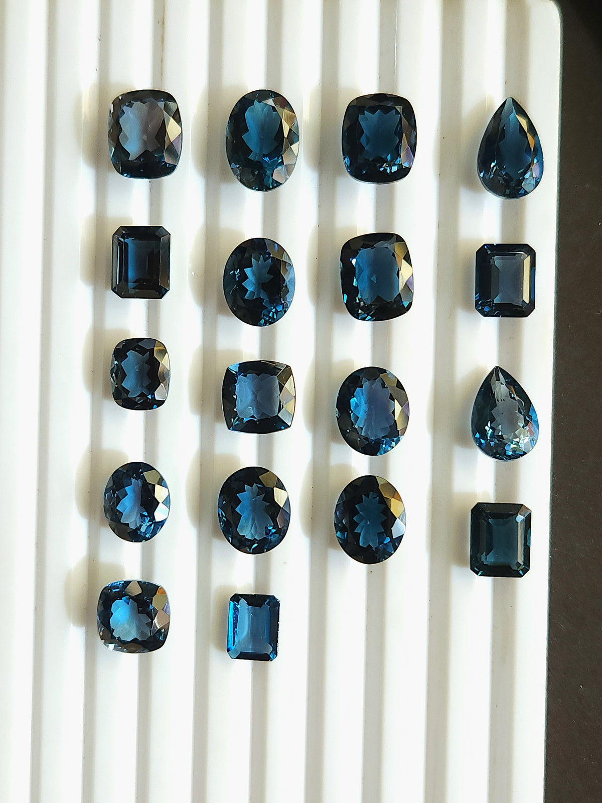 AAA London Blue Topaz Gemstone Loose Pieces