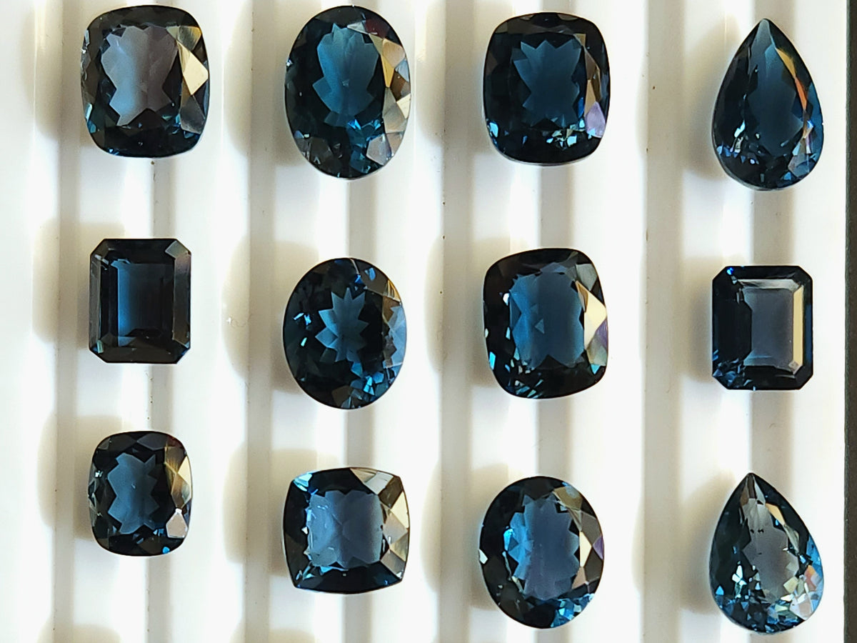 AAA London Blue Topaz Gemstone Loose Pieces