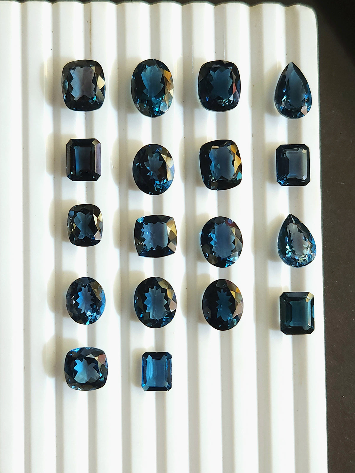 AAA London Blue Topaz Gemstone Loose Pieces
