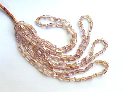 Natural Ametrine Uneven Faceted Tumble Shape Beads