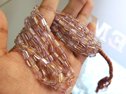 Natural Ametrine Uneven Faceted Tumble Shape Beads