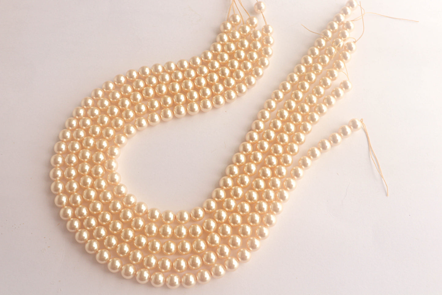 2mm Crystal Light Gold (001 539) Genuine Swarovski 5810 Pearls Round Beads Beadsforyourjewelry