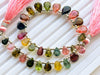 30 Pieces Tourmaline Pear Shape Cut Stone Beads, Natural Multi Tourmaline Gemstone 4x6mm to 6x9mm Beadsforyourjewelry