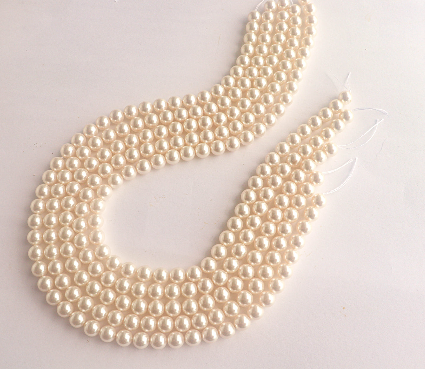 3mm Crystal White (001 650) Genuine Swarovski 5810 Pearls Round Beads jewelry making Beadsforyourjewelry