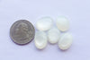 5 Pieces White Moonstone Cabochon Oval Shape | 14x18mm | Hand Polished Moonstone Loose Gemstone, Natural Moonstone for jewelry Beadsforyourjewelry