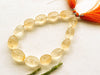 8.50 Inch Natural Citrine Flower Carved Frosted Beads Beadsforyourjewelry