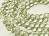 8 Inch Green Amethyst Faceted Heart Shape Briolette Beads Beadsforyourjewelry