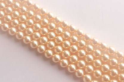 9mm Crystal Light Gold (001 539) Genuine Swarovski 5810 Pearls Round Beads Beadsforyourjewelry