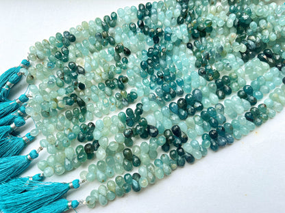 AAA 7.50 Inch Grandidierite Faceted Drops Beadsforyourjewelry