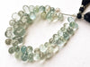 AAA 7 Inch Moss Aquamarine Drops Beadsforyourjewelry