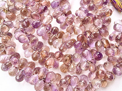 AAA 8 Inch Ametrine Faceted Drops Beadsforyourjewelry
