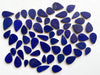 AAA Natural Lapis Lazuli Flat Cabochons Pear Shape, Wholesale Lot, Flat Natural Lapis Lazuli Gemstone For Jewelry Making, 12mm upto 25mm Beadsforyourjewelry