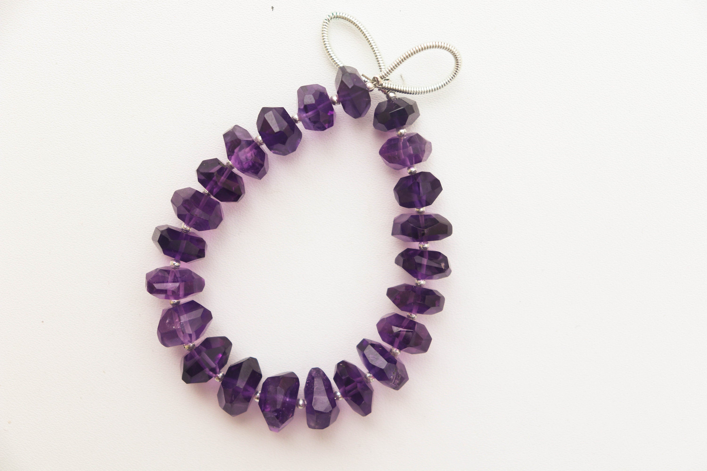 AFRICAN AMETHYST beads faceted uneven shape Amethyst Faceted Beads, Amethyst briolette, Amethyst Drops, Amethyst Gemstone beads AAA+ Beadsforyourjewelry