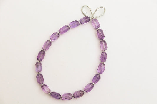AMETHYST beads uneven faceted tube shape, Amethyst Faceted Beads, Amethyst briolette, Amethyst Drops, Amethyst Gemstone beads AAA+ Beadsforyourjewelry