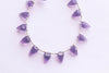 Amethyst Faceted 4 Point Drops | 5x8mm to 5x10mm | 20 Pieces | Natural Gemstone | Beadsforyourjewellery Beadsforyourjewelry