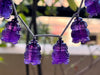 Amethyst Flower Carved Bell Shape Beads Beadsforyourjewelry
