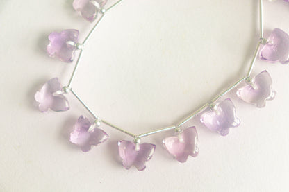 Amethyst Gemstone Butterfly Shape Beads Beadsforyourjewelry
