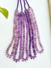 Amethyst Smooth Rondelle Beads Beadsforyourjewelry