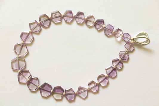 Amethyst gemstone Crown cut beads Beadsforyourjewelry