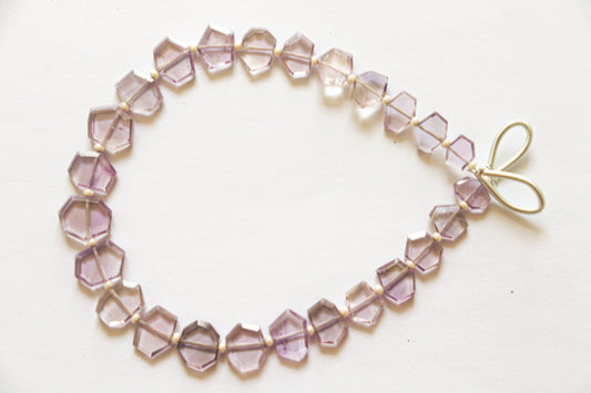 Amethyst gemstone Crown cut beads Beadsforyourjewelry