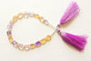 Ametrine Baguette Shape Beads | 6x8mm | 18 Pieces | 7 Inch | Center Drill | Natural Ametrine Gemstone | Beadsforyourjewellery Beadsforyourjewelry