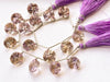 Ametrine Round Star Concave Cut Beads Beadsforyourjewelry