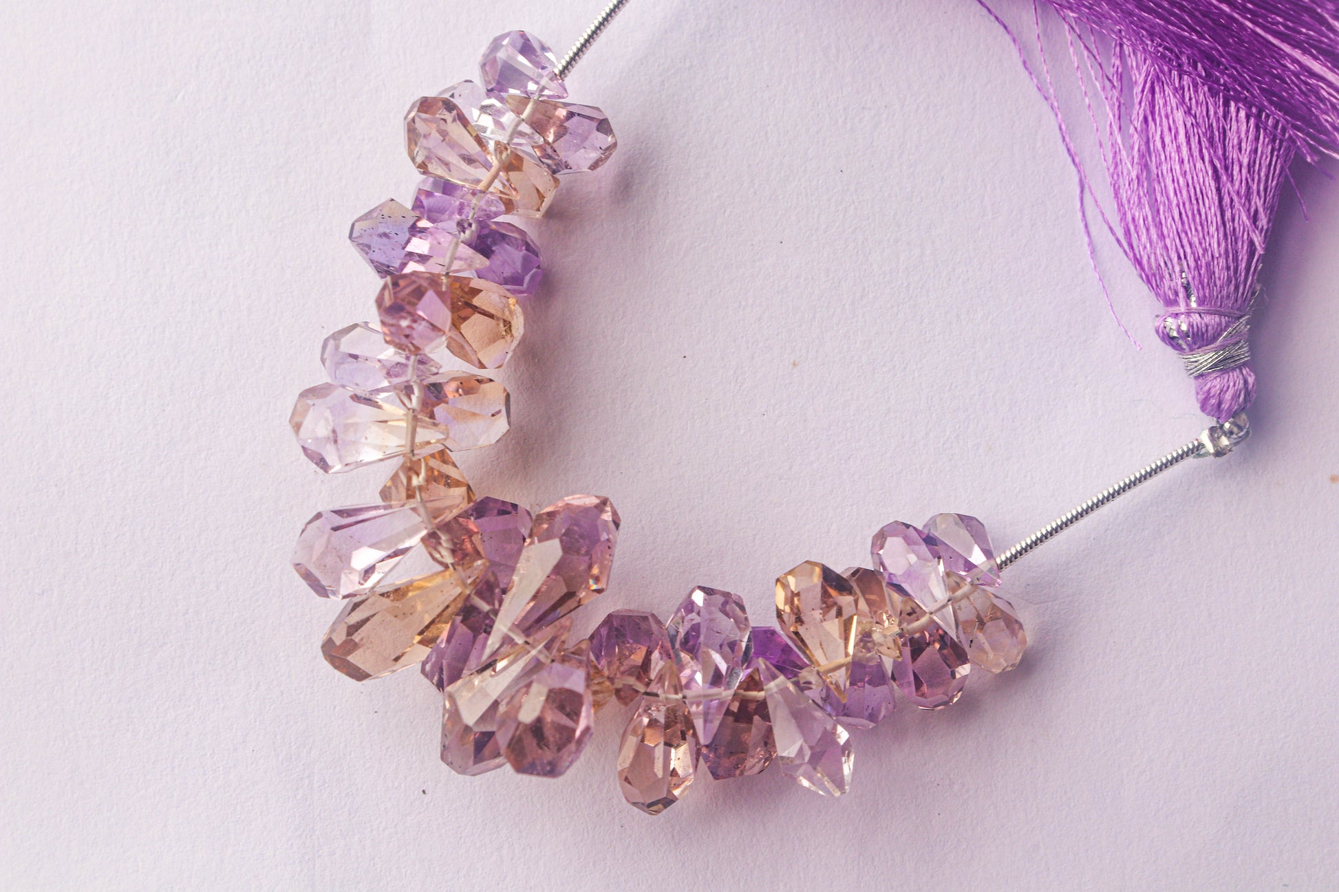 Ametrine Uneven Tumble Drops Beadsforyourjewelry