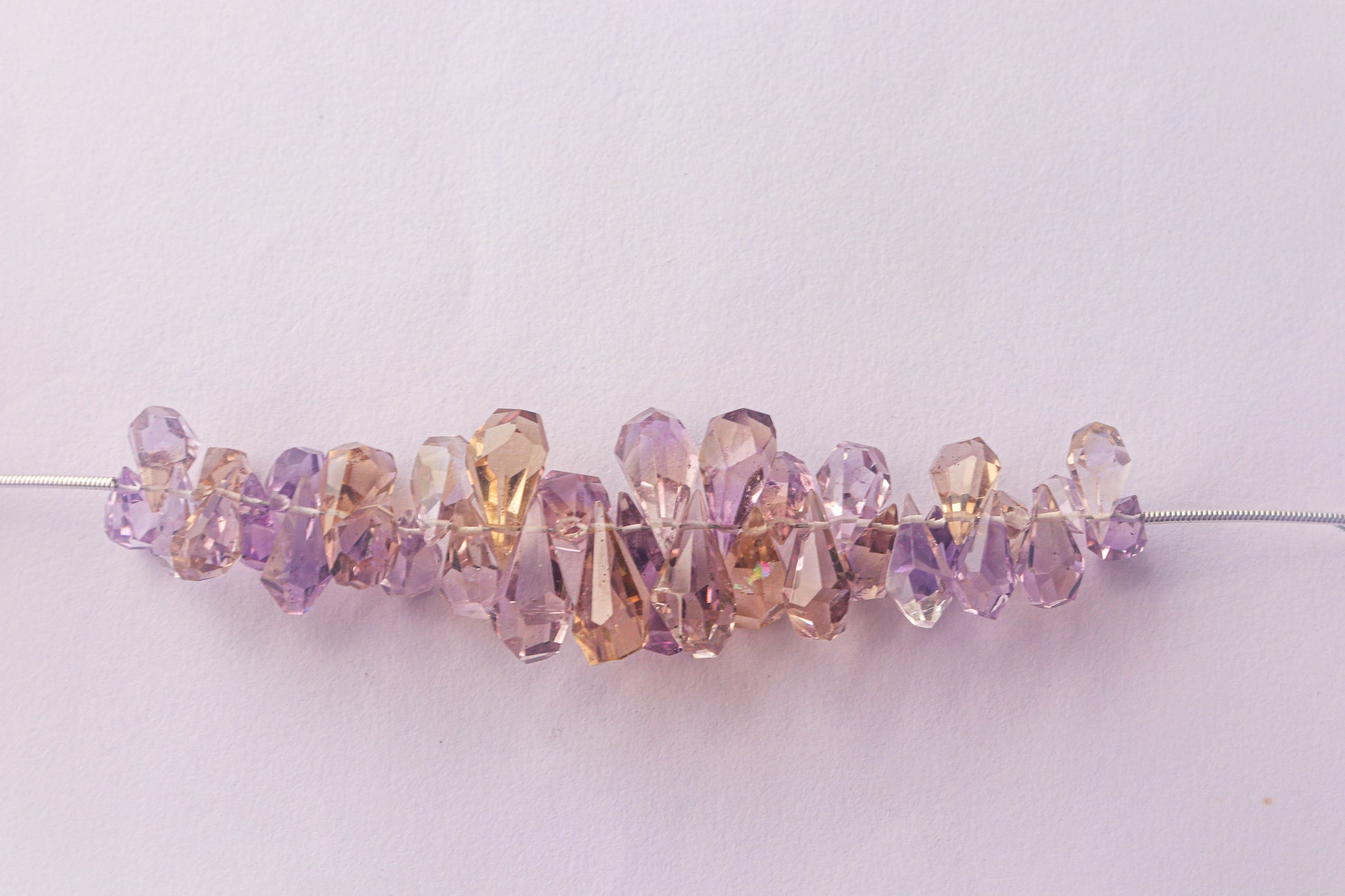 Ametrine Uneven Tumble Drops Beadsforyourjewelry