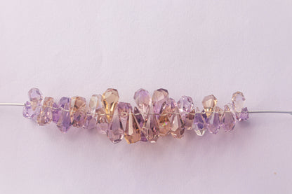 Ametrine Uneven Tumble Drops Beadsforyourjewelry