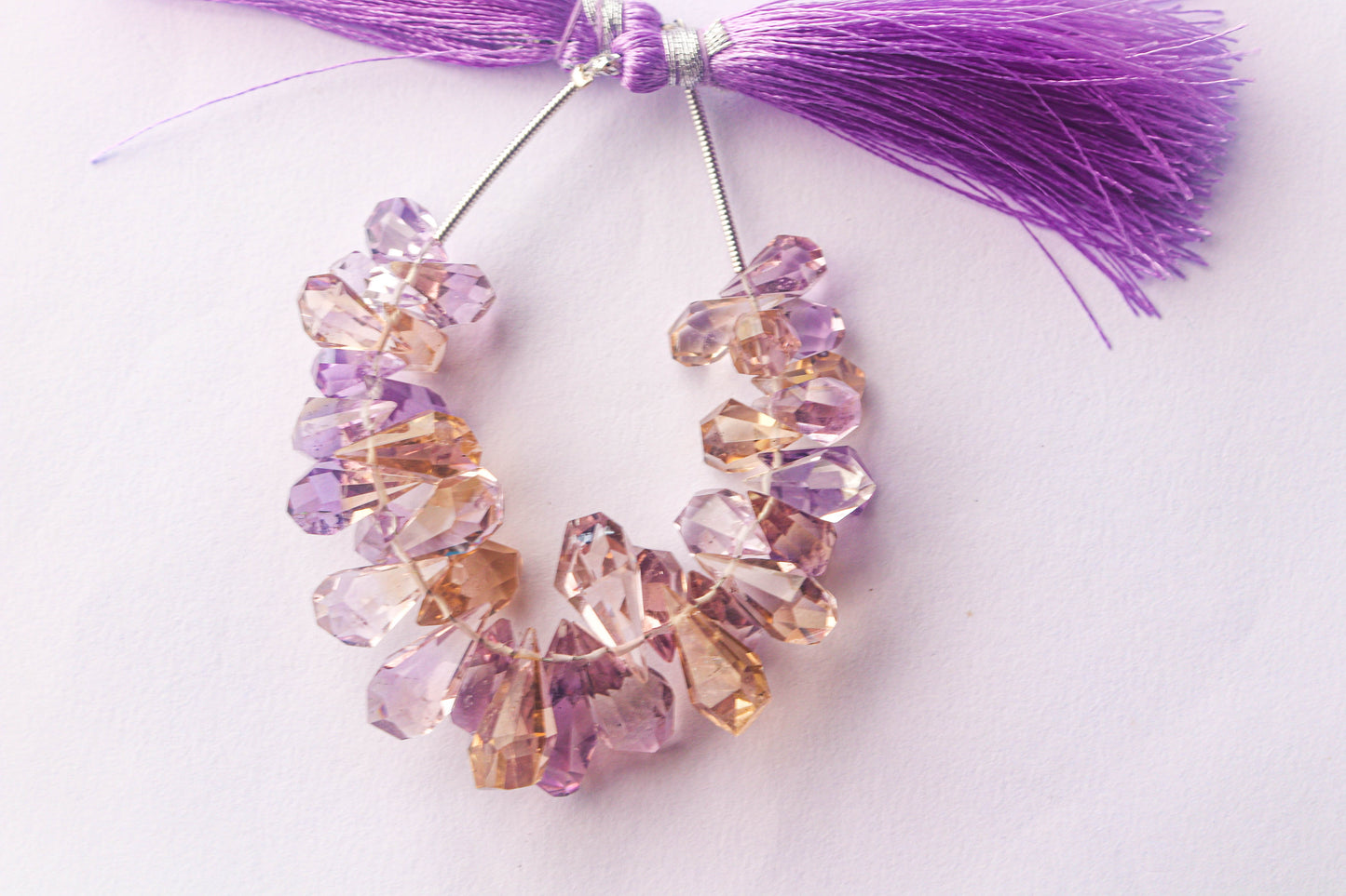 Ametrine Uneven Tumble Drops Beadsforyourjewelry