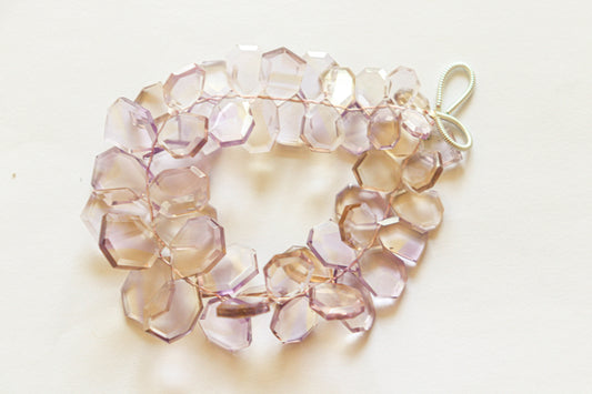 Ametrine gemstone slice cut beads Beadsforyourjewelry