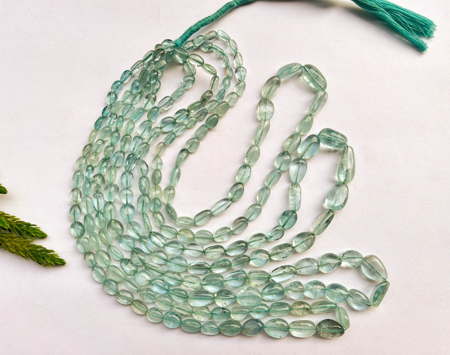 Aquamarine Oval Shape Beads, Natural Aquamarine Gemstone Beads, 4x6mm to 10x12mm, 16 Inch String Beadsforyourjewelry