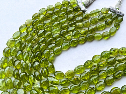 Arizona Peridot Smooth Oval Shape Beads Beadsforyourjewelry