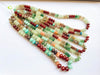 Beautiful Mix Natural Gemstone rondelle Beads, 16 Inch String, Rainbow Candy Beads, Disco Beads Necklace, Semi Precious Rondelle RJ4 Beadsforyourjewelry