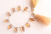Beer Quartz Concave cut Marquise Shape Beads Beadsforyourjewelry
