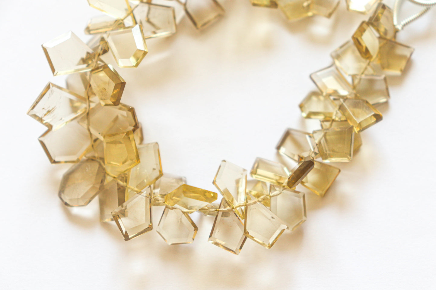 Beer Quartz gemstone slice cut beads Beadsforyourjewelry