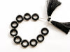 Black Onyx Ring Shape Beads Beadsforyourjewelry