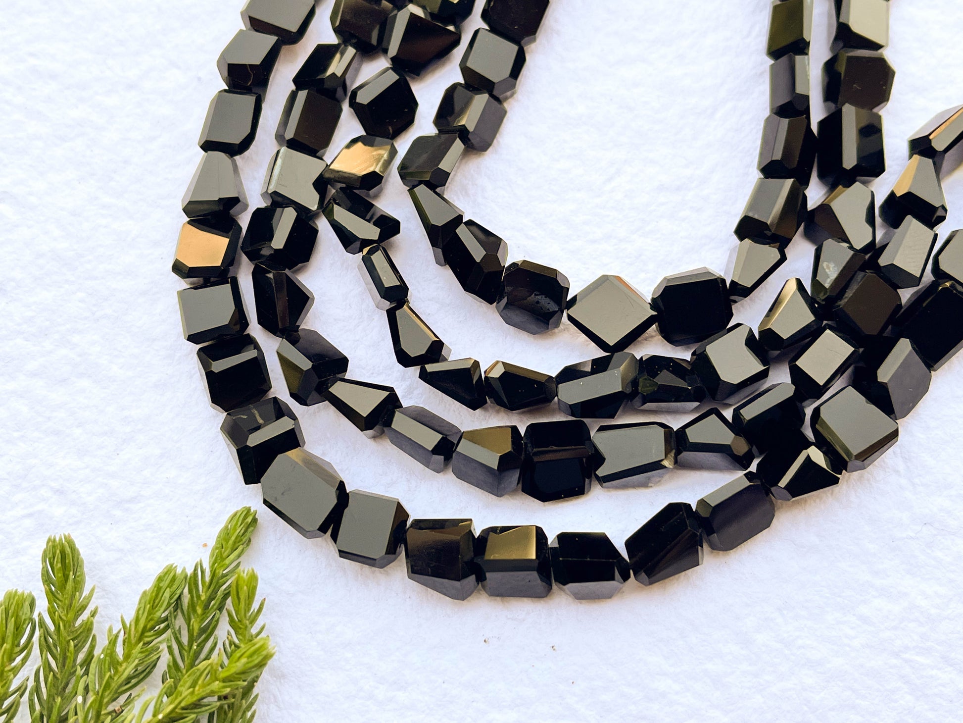 Black Onyx Uneven Shape Tumble Beads Beadsforyourjewelry