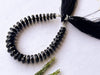 Black Spinel Faceted Heishi Shape Beads, 5.50 inch, 6mm to 9mm Beadsforyourjewelry