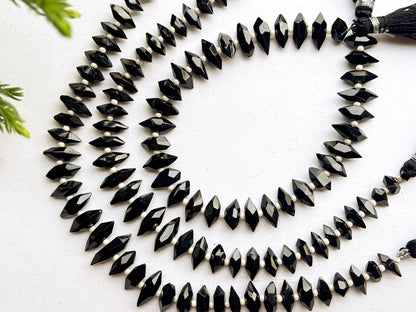 Black Spinel Faceted Tumble Shape Beads Beadsforyourjewelry