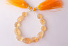 Load image into Gallery viewer, Citrine Gemstone Carving Tumble Beads Beadsforyourjewelry