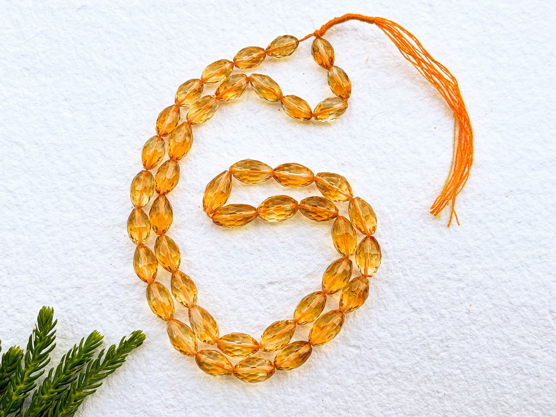 Citrine Olive Shape Faceted beads Beadsforyourjewelry