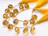 Citrine Round Star Concave Cut Beads Beadsforyourjewelry