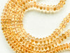 Citrine Smooth Rondelle Beads, 16 Inch | 6mm to 8mm Beadsforyourjewelry