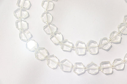 Crystal Gemstone Fancy Shape Beads | 9x10mm | 20 Pieces | 8 Inch String | Natural Gemstone Beads | Beadsforyourjewellery Beadsforyourjewelry