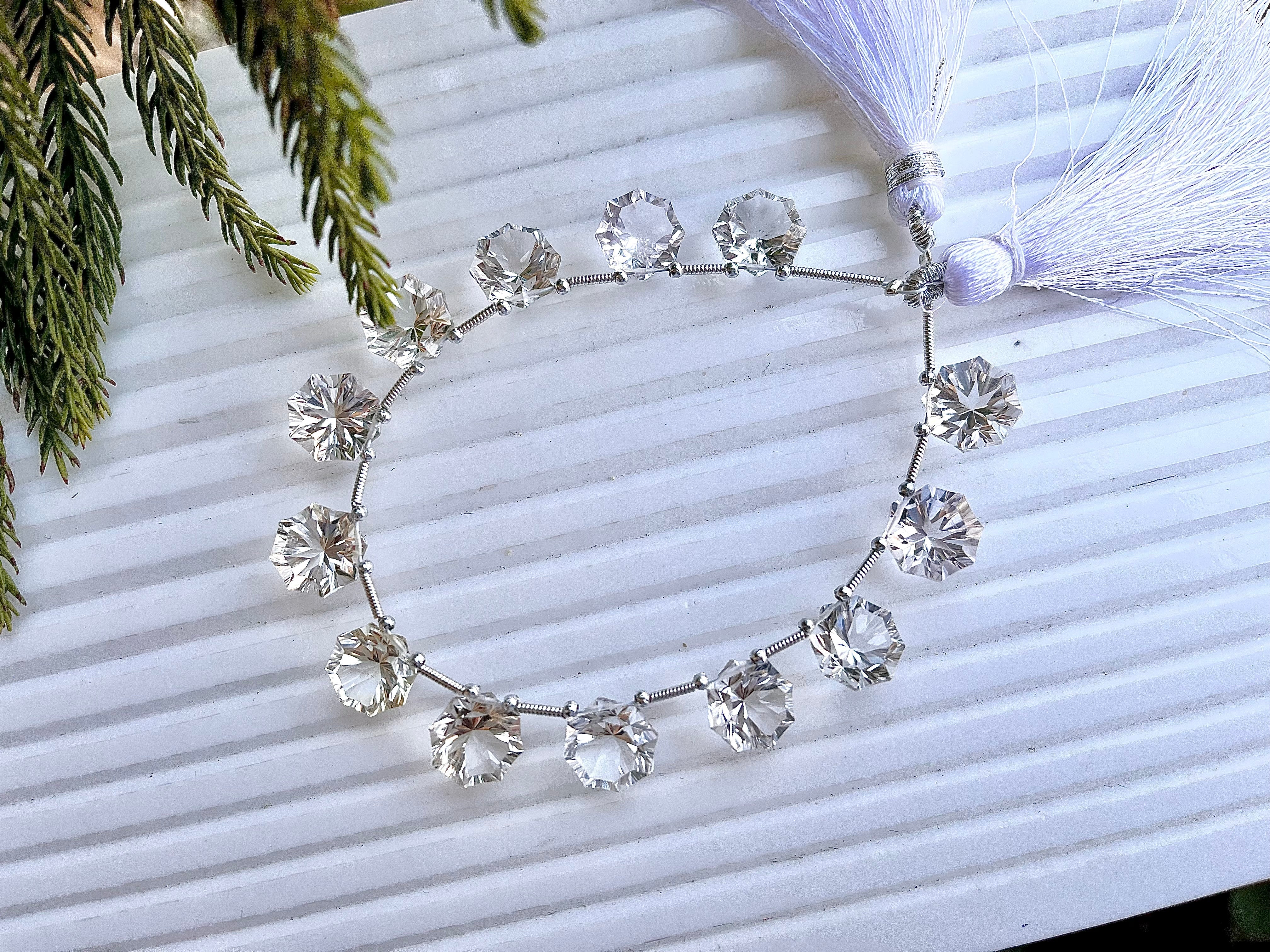 Crystal Octagon Star Diamond Cut Beads Beadsforyourjewelry