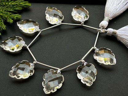 Crystal carved pear shape Faceted beads Beadsforyourjewelry