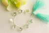 Green Amethyst Concave cut Square Shape Beads Beadsforyourjewelry