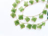 Green Aventurine Flower Shape Faceted Briolette Beads Beadsforyourjewelry